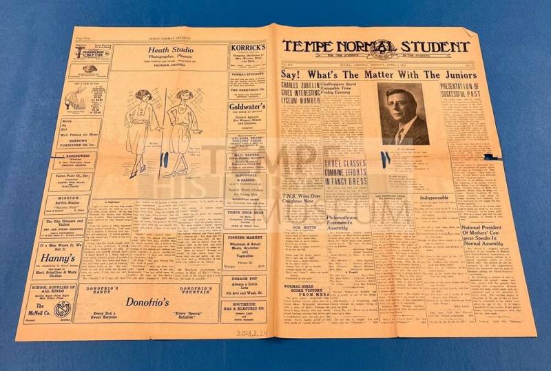 Tempe Normal Student Newspaper Volume 15, Number 11