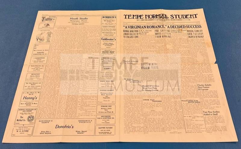 Tempe Normal Student Newspaper Volume 15, Number 10