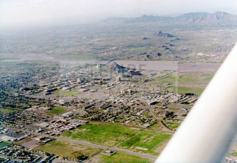 1978 Flood Aerial Photo of East Tempe from a Cessna 150