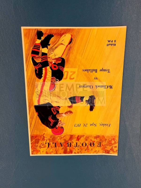 McClintock High vs Tempe High Football Game Program