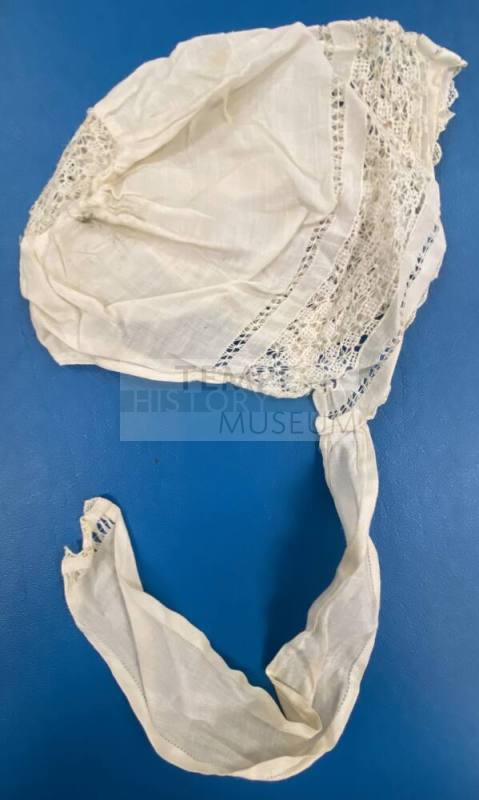 Baby bonnet of Tempe's first mayor Dr. Fenn J Hart