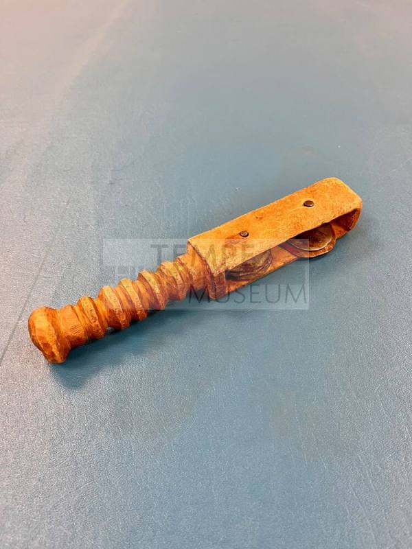 Wooden Ceremonial Rattle
