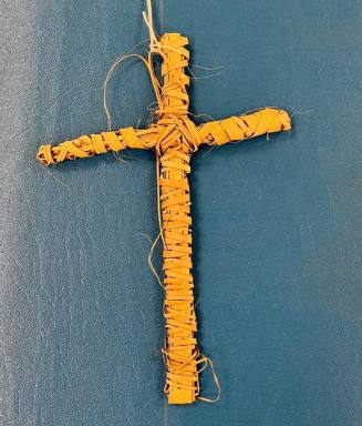 Woven Palm Frond Cross