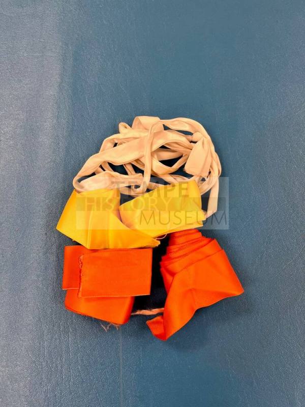 2 Yellow Ribbons, 2 Orange Ribbons and 1 White Ribbon