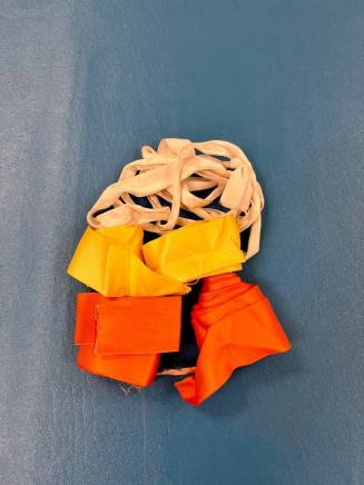 2 Yellow Ribbons, 2 Orange Ribbons and 1 White Ribbon