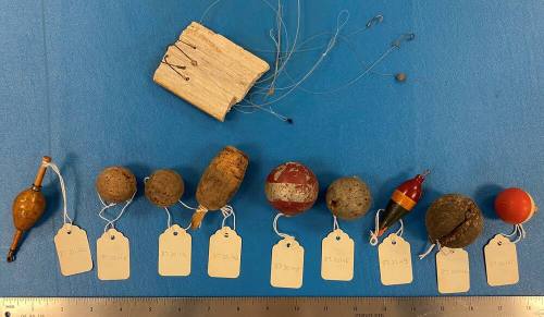 Fly fishing floats
