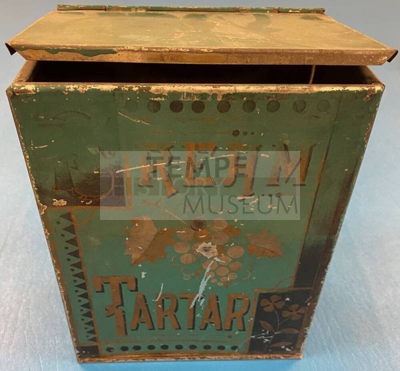Metal Cream Tartar canister