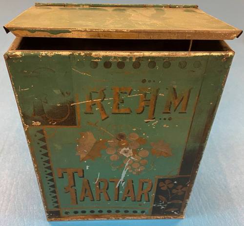 Metal Cream Tartar canister