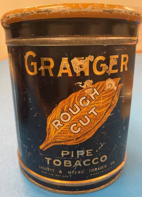 Granger brand metal Pipe Tobacco canister