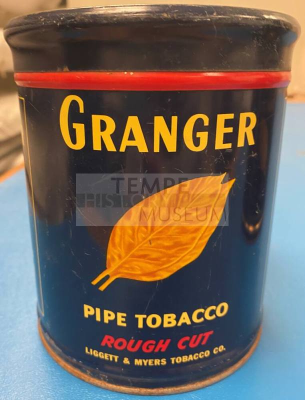 Granger brand metal Pipe Tobacco canister