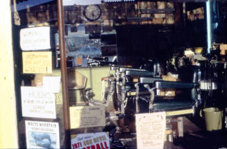 Slide-Exterior View of Al Barber's Barber Shop