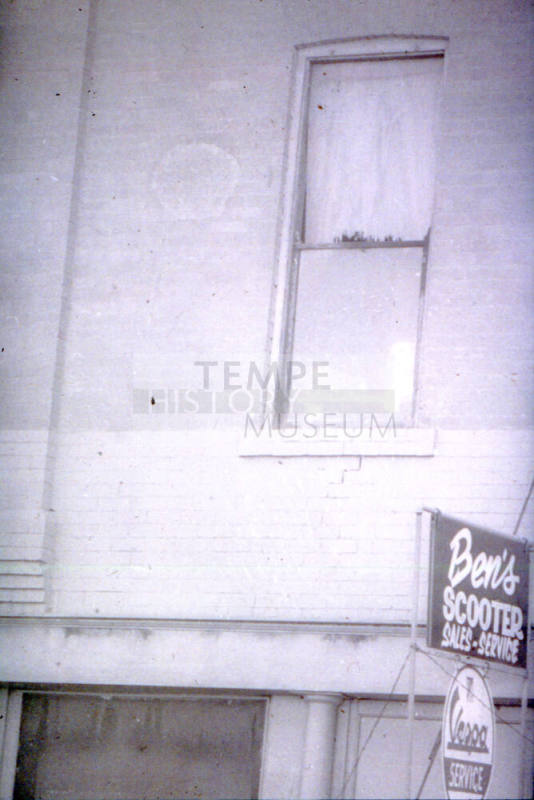 Slide-Exterior of Ben's Scooter Sales-Service Sign & Building