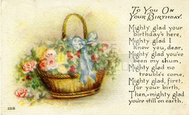 Postcard- To You On Your Birthday