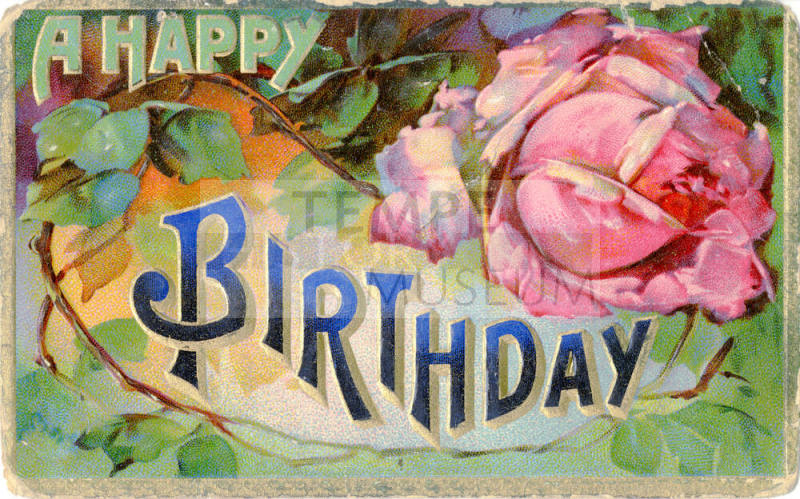 Postcard- A Happy Birthday