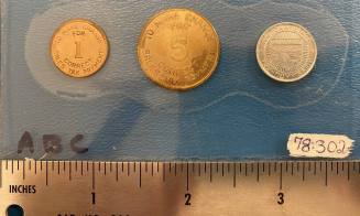 Copper and Silver Arizona State Tax Commission Tokens