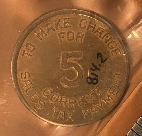 Arizona State Tax Commission token