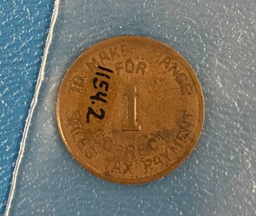 Arizona State Tax Commission token