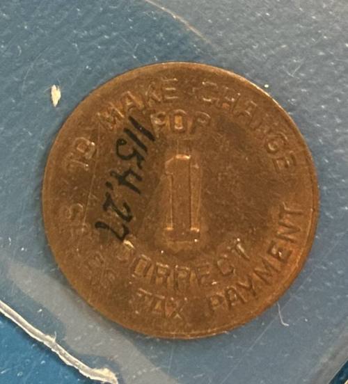 Arizona State Tax Commission token