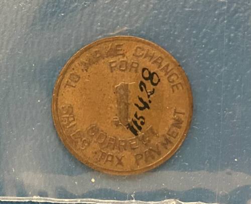 Arizona State Tax Commission token