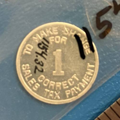 Arizona State Tax Commission token