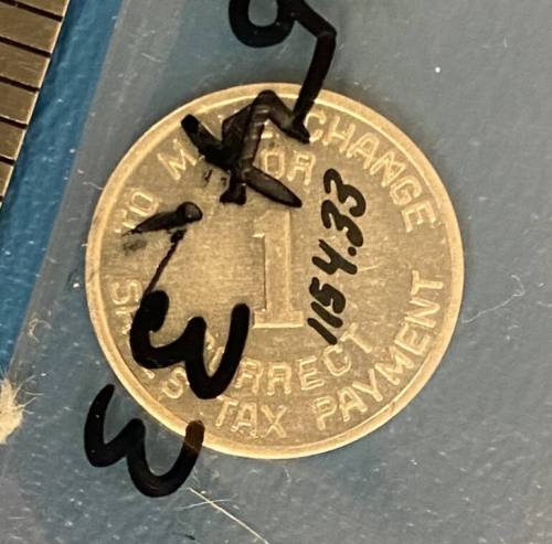 Arizona State Tax Commission token