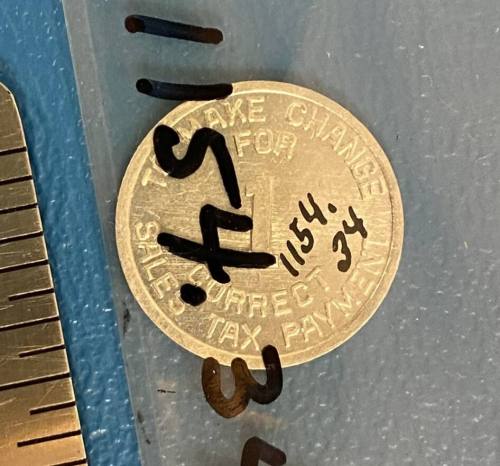 Arizona State Tax Commission token