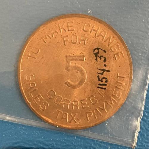 Arizona State Tax Commission token