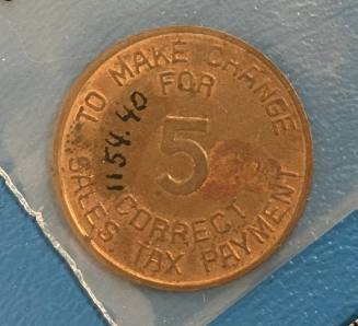 Arizona State Tax Commission token
