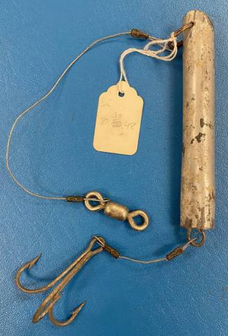 Tubular metal fishing sinker