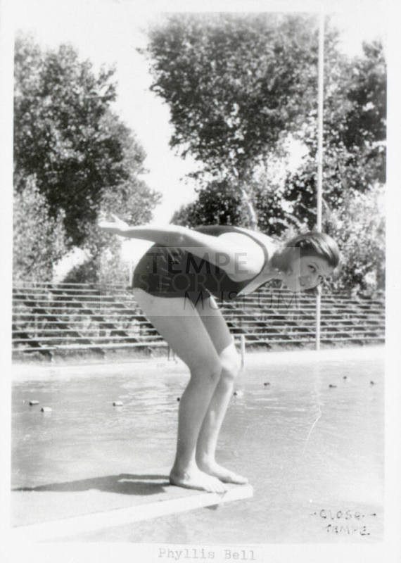 Photo-Phyllis Bell at Tempe Beach