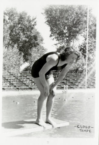 Photo-Unidentified Girl at Tempe Beach