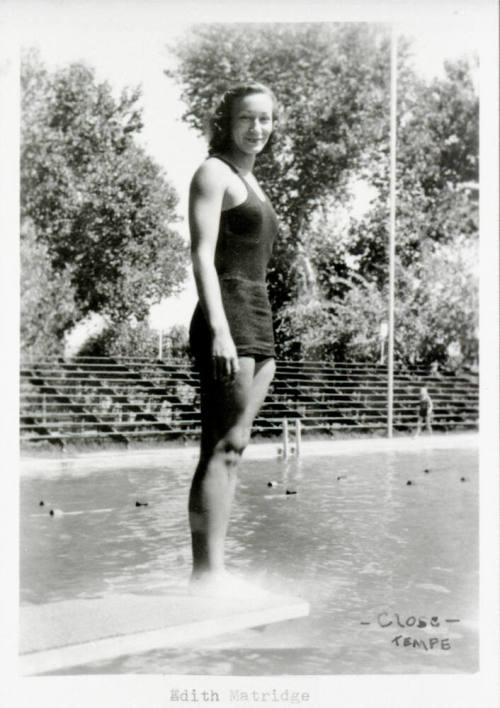 Photo-Edith Matridge at Tempe Beach