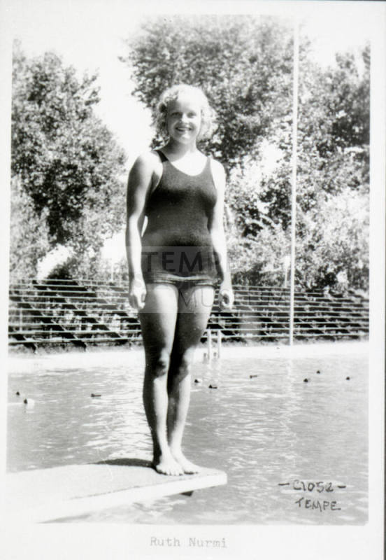 Photo-Ruth Nurmi at Tempe Beach