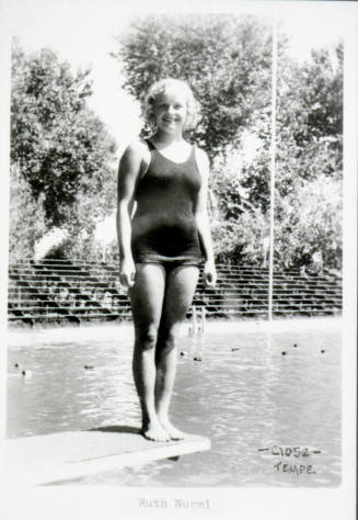 Photo-Ruth Nurmi at Tempe Beach
