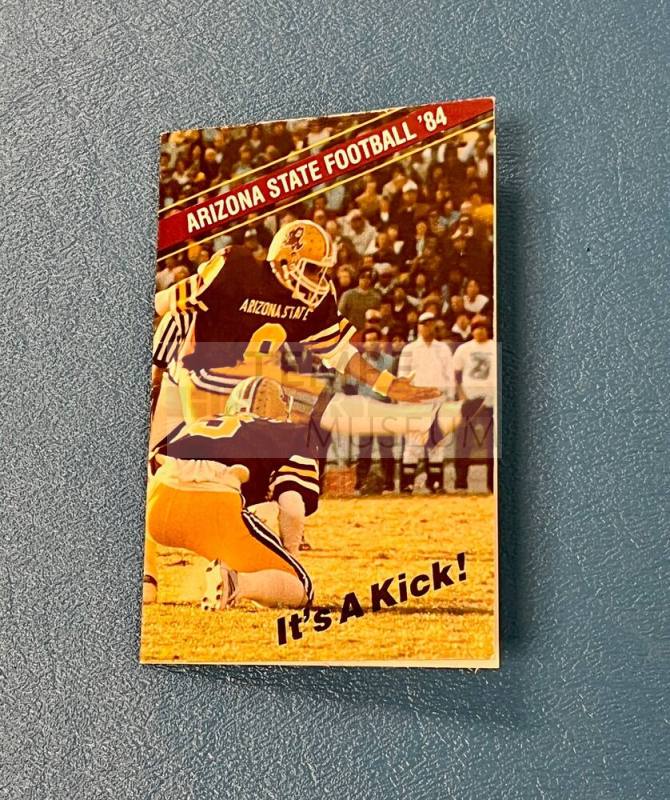 Schedule-Arizona State University Football 1984, It's A Kick