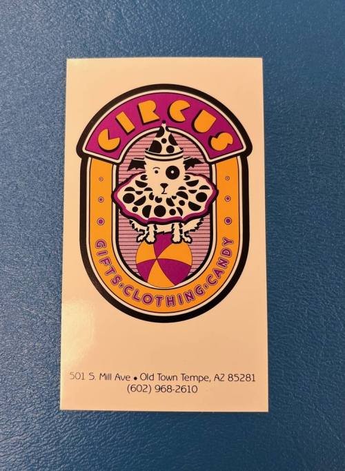 Card-Circus Gifts, Clothing, Candy - 501 South Mill Avenue,Tempe, Arizona