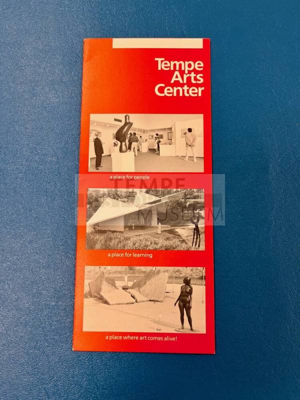 Brochure for Tempe Arts Center