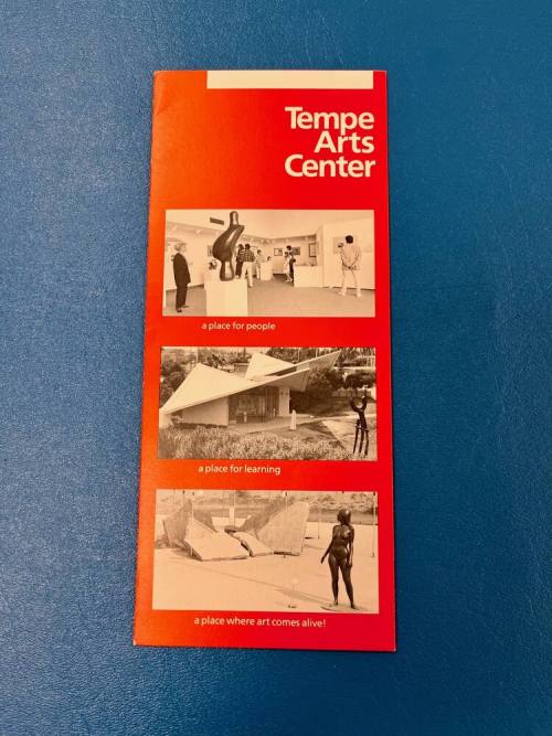 Brochure for Tempe Arts Center
