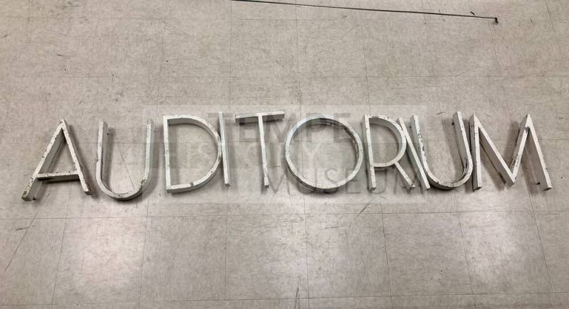 Tempe High School Auditorium Sign Letters