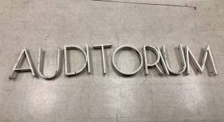 Tempe High School Auditorium Sign Letters