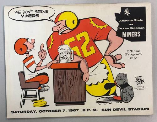 ASU football program, Arizona State Vs. Texas Western Miners