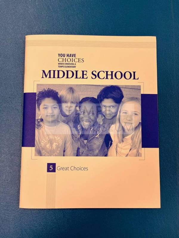 Tempe Elementary School District Middle School Choices Booklet