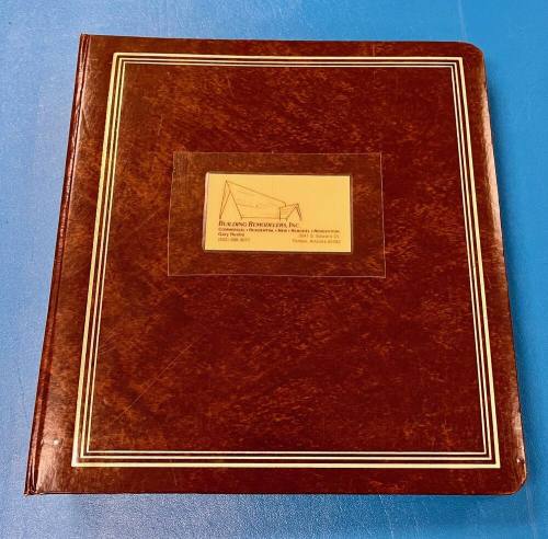 Binder with Historic Photos and Assorted Documents of ASU Baseball, Petersen House, and Connolly School