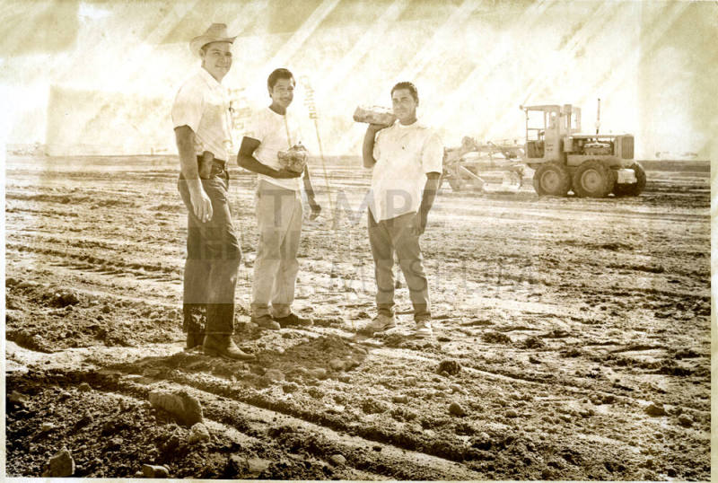 Workmen - New Tempe Library Site