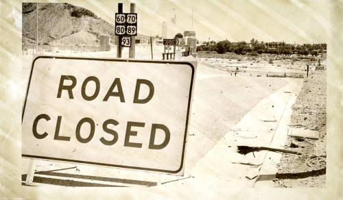 Road Closed Sign