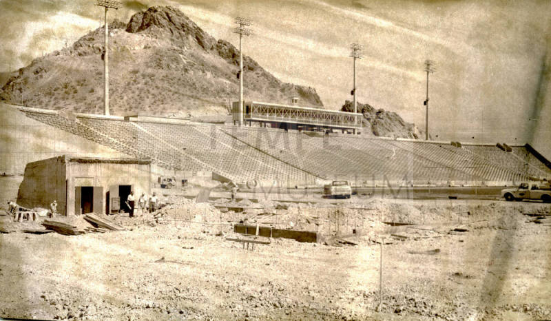 Sun Devil Stadium Under Construction