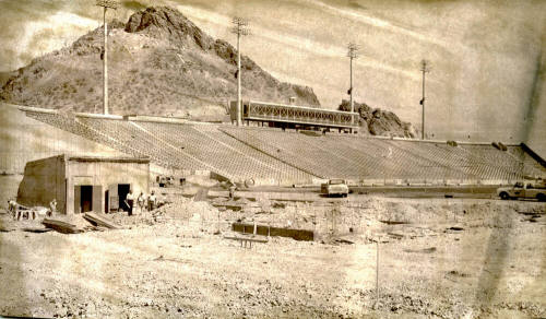 Sun Devil Stadium Under Construction