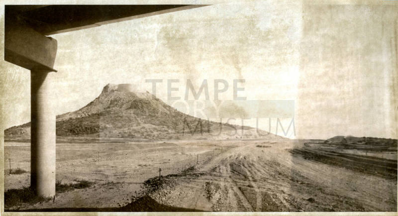 Freeway Under Construction By Double Butte