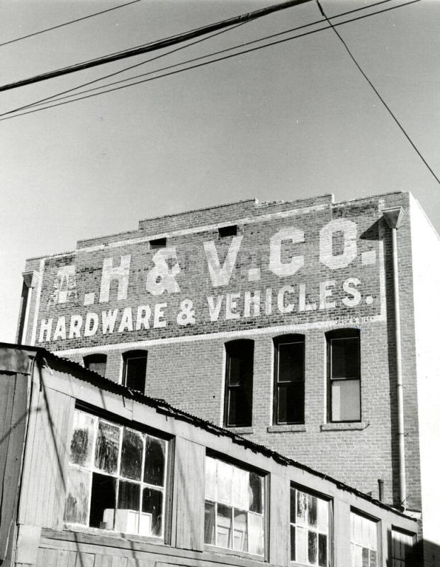 A. H. & V. CO. Hardware & Vehicles Building