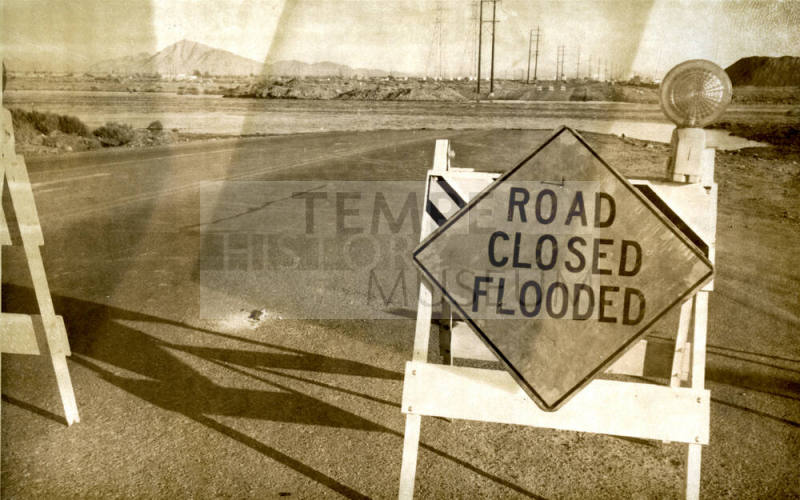 Road Closed Flooded